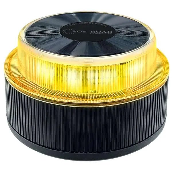 SOS Road Baliza de se�alizacion de emergencia en carretera V16, homologada por la DGT, con GPS y SIM