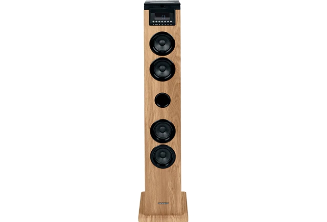 Thomson Cosy DS122CD Torre de Sonido 60W Bluetooth 5.0 - Reproductor de CD - Entrada AUX 3,5mm, USB 