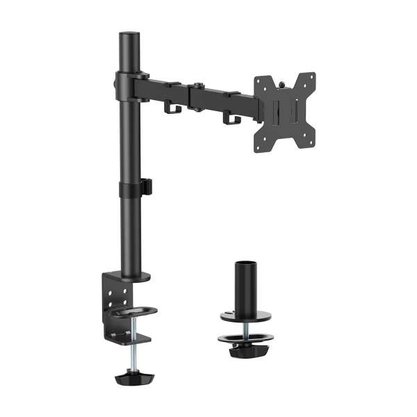 Aisens Soporte de Mesa Eco Giratorio e Inclinable para Monitor/TV 10Kg (3 Pivotes - 1 Brazo) de 17-3