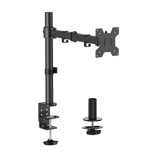 Aisens Soporte de Mesa Eco Giratorio e Inclinable para Monitor/TV 10Kg (3 Pivotes - 1 Brazo) de 17-3
