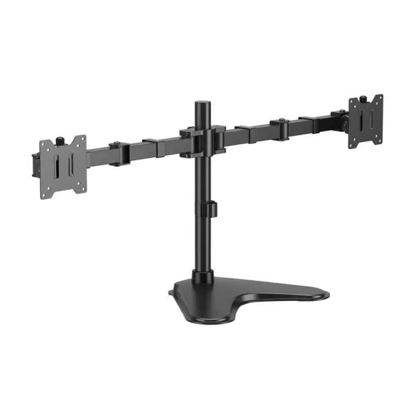 Aisens Soporte de Mesa Eco con Peana Giratorio e Inclinable para Monitor/TV 20Kg (3 Pivotes - 2 Braz