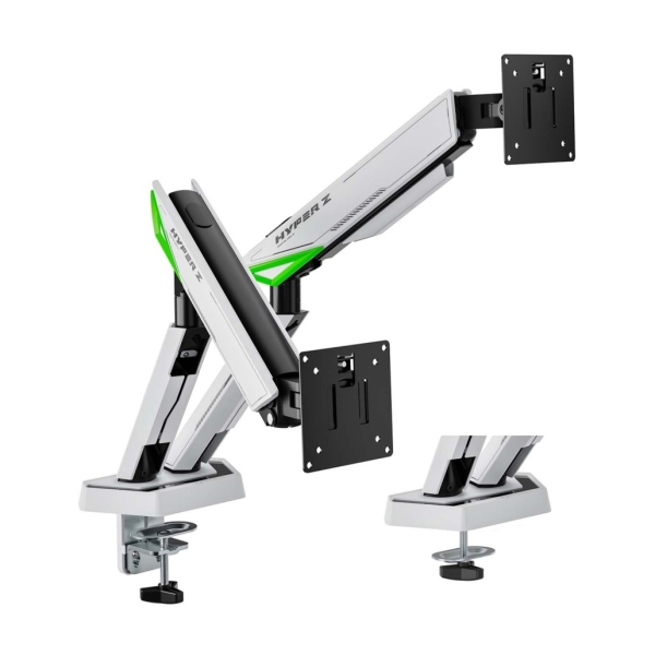 Aisens Soporte de Mesa Gaming Contrapeso Giratorio e Inclinable Para Monitor-TV 16kg - 3 Pivotes - 2