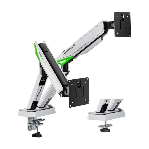 Aisens Soporte de Mesa Gaming Contrapeso Giratorio e Inclinable Para Monitor-TV 16kg - 3 Pivotes - 2