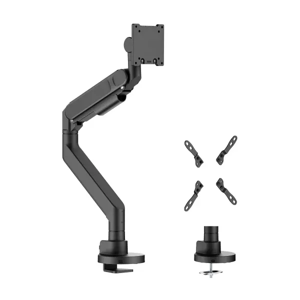 Aisens Soporte de Mesa PRO Contrapeso Giratorio e Inclinable para Monitor/TV 27kg (3 Pivotes - 1 Bra