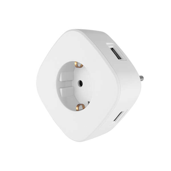 Orbegozo EN 1500 Enchufe 4 en 1 - Carga Multiples Dispositivos Simultaneamente - Compacto y Versatil