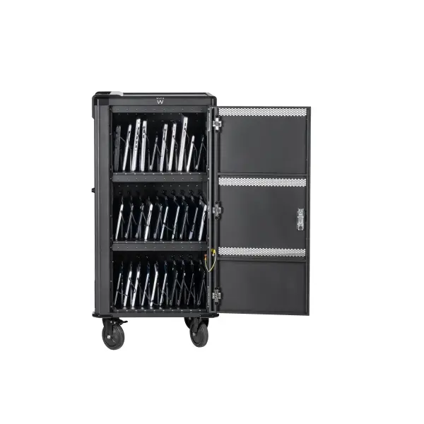 Ewent EW1702 Armario de Carga - 30 Dispositivos - Sistema de Carga Inteligente - USB-C PD 65W -  Col