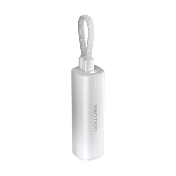 Vention PowerBank 5000mAh - USB-C, Lightning - Carga Rapida 20W - Color Gris