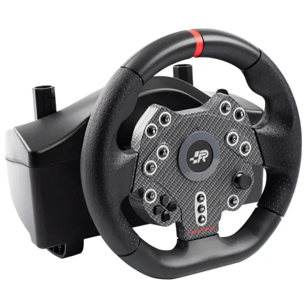 FR-TEC Grand Chelem Racing Wheel MKll Juego de Volante de Carreras + Pedales + Palanca de Cambios - 