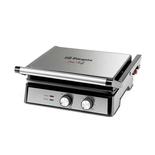 Orbegozo 4580 Grill Multifuncion - Cocina sin Aceite con Potencia de 2000W - Amplia Superficie de Co