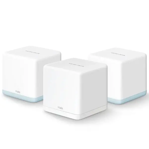 Mercusys H32G Sistema Wi-Fi 5 Mesh AC1200 Dual Band - 3 Unidades Halo - Cobertura hasta 320 m� - Col