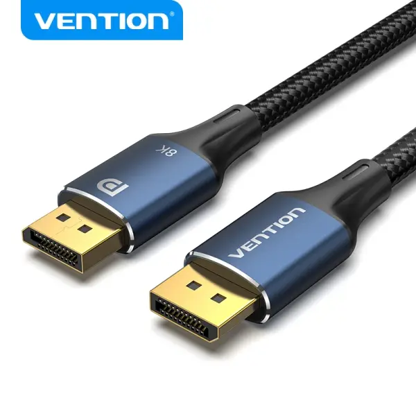 Vention Cable DisplayPort 1.4 8K Trenzado - Resolucion 8K@60Hz - 4K@144Hz - HDR - Compatible FreeSyn