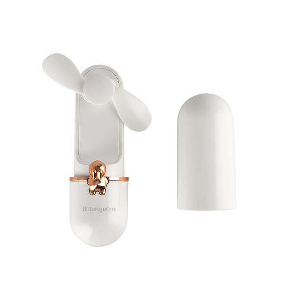 Orbegozo HF 2500 Ventilador de Mano Elegancia Portatil - 2 Velocidades de Ventilacion - Dise�o Compa