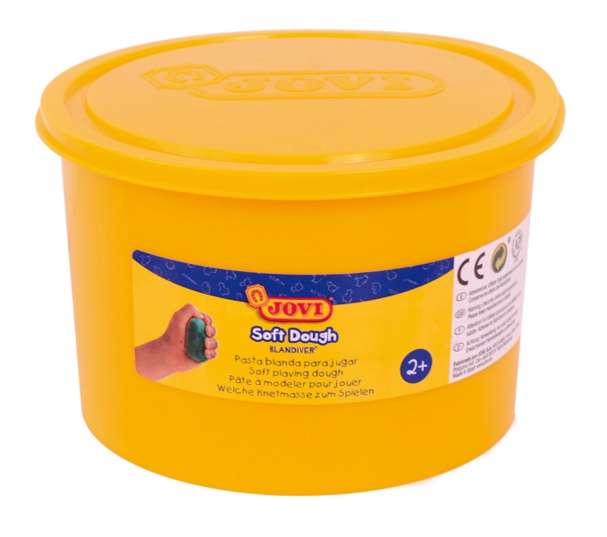 Jovi Soft Dough Blandiver Bote de Pasta de Modelaje 460gr - Blanda y Flexible - Facil de Amasar y Mo