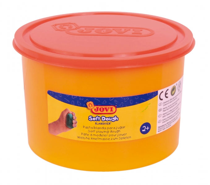 Jovi Soft Dough Blandiver Bote de Pasta de Modelaje 460gr - Blanda y Flexible - Facil de Amasar y Mo