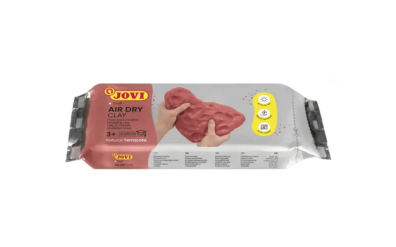 Jovi Air Dry Pasta para Modelar 250gr - Endurecible al Aire - Tacto Fresco - Facil de Moldear - Mult