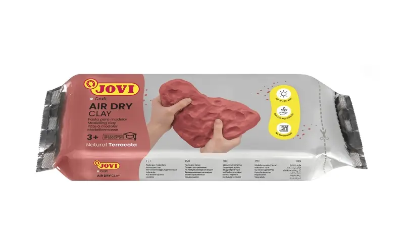 Jovi Air Dry Pasta para Modelar 500gr - Endurecible al Aire - Tacto Fresco - Facil de Moldear - Mult