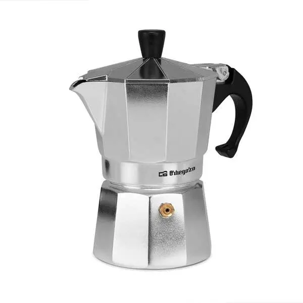 Orbegozo KF 300 Cafetera de Aluminio para 3 Tazas - Prepara Cafe Delicioso en Minutos en Cualquier C