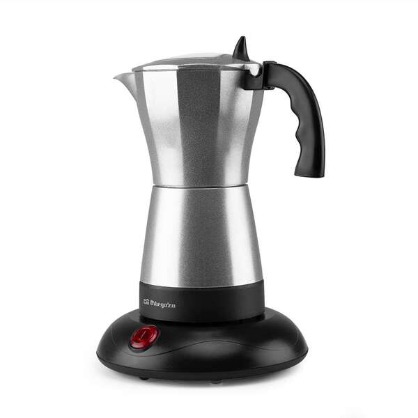 Orbegozo KFE 660 Cafetera Italiana Electrica Comparte Diversion con 6 Tazas de Cafe Caliente en Minu