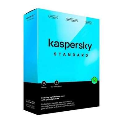 Kaspersky Standard Antivirus - 10 Dispositivos - Servicio 1 A�o