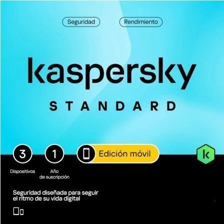 Kaspersky Standard Mobile Antivirus - 3 Dispositivos - Servicio 1 A�o