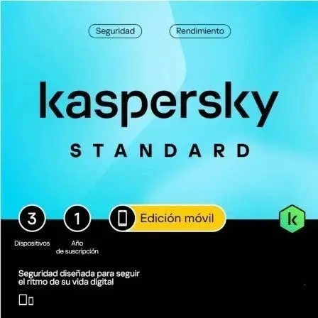 Kaspersky Standard Mobile Antivirus - 3 Dispositivos - Servicio 1 A�o