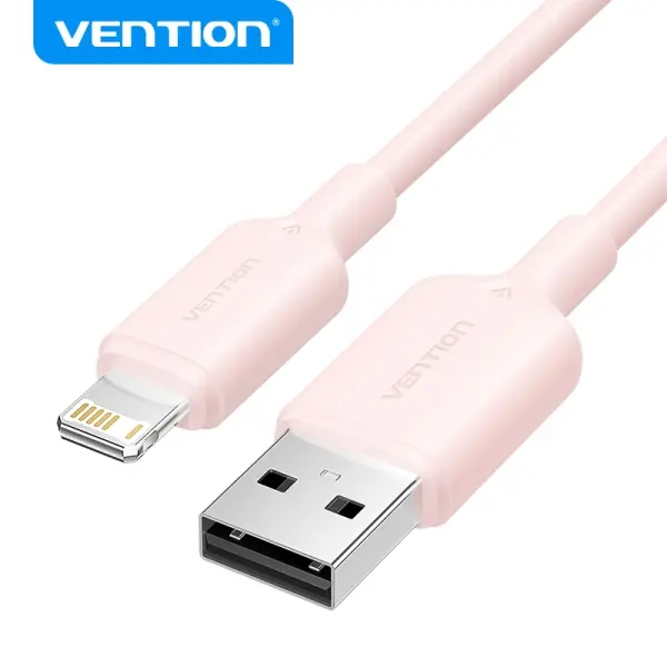 Vention Cable USB 2.0 Lightning - Interfaz USB-A/Lightning - Transmision 480Mbps - Salida 2.4A - Col