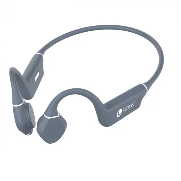 Leotec Kuri Auriculares Deportivos de Conduccion Osea Bluetooth 5.4 - Autonomia hasta 12h - Bateria 