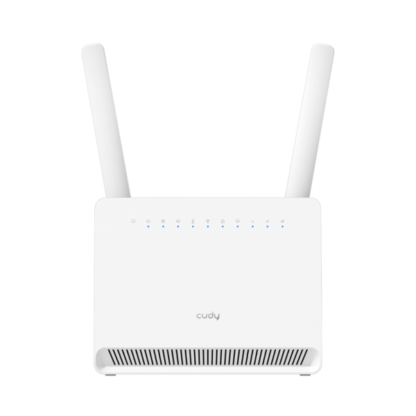 Cudy Router WiFi 4G LTE Cat 12 Gigabit AX3000 - Velocidad hasta 1000Mbps - 4 Puertos - 1 Ranura Nano