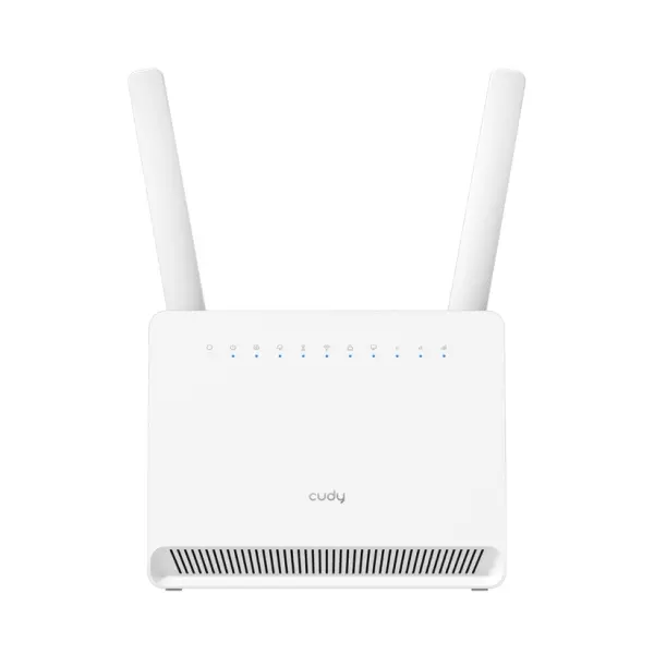 Cudy Router WiFi 4G LTE Cat 12 Gigabit AX3000 - Velocidad hasta 1000Mbps - 4 Puertos - 1 Ranura Nano