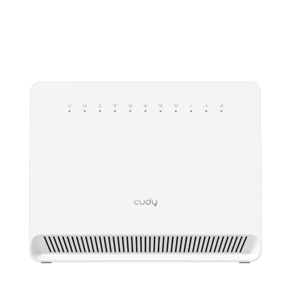 Cudy Router Gigabit WiFi 4G LTE Cat 6 AC1200 - Velocidad hasta 1000Mbps - 4 Puertos - Antenas Intern
