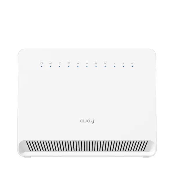 Cudy Router Gigabit WiFi 4G LTE Cat 6 AC1200 - Velocidad hasta 1000Mbps - 4 Puertos - Antenas Intern