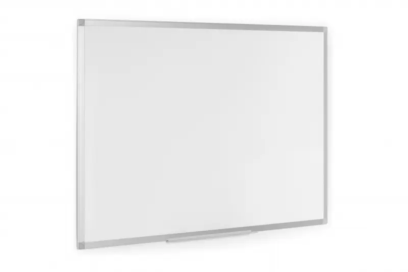 Bi-Office Ayda Pizarra Blanca Melaminada Doble Cara 900x600mm - Permite Colocacion Vertical u Horizo