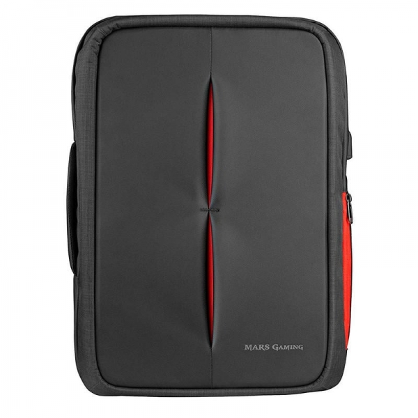Mars Gaming MB2 Mochila Maletin - Impermeable - Antirrobo con candado TSA - Puerto USB externo - Cap