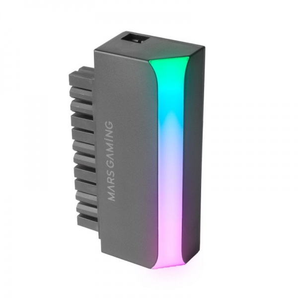 Mars Gaming MCA-L24 Adaptador ATX - Gestion de Cables Optimizada - Iluminacion ARGB Personalizable -