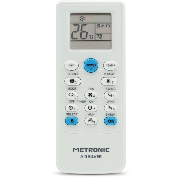 Metronic Mando a Distancia Universal Aire Acondicionado - Color Blanco