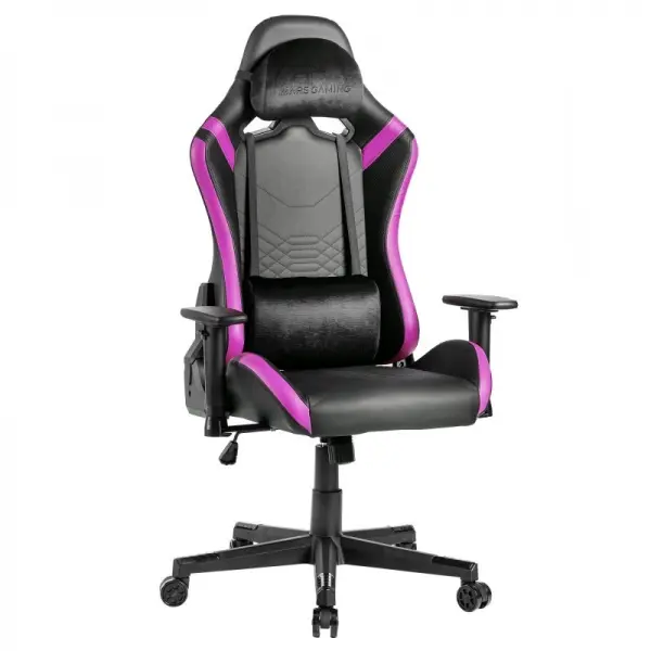 Mars Gaming MGC-PRO Silla Gaming - Cuero PU - Cojines Soft-Touch - Reposabrazos 2D - Respaldo Reclin