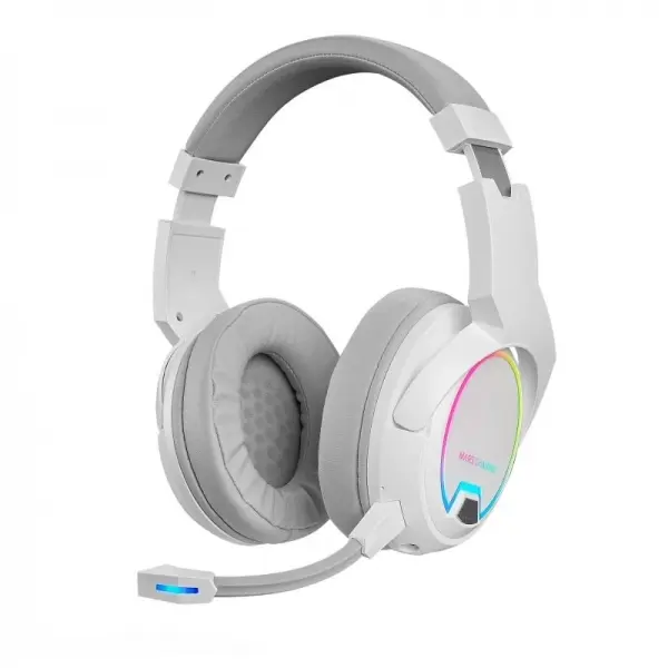 Mars Gaming MHW-100 Auriculares Inalambricos - Sonido Envolvente - Iluminacion ARGB - 40h de Bateria