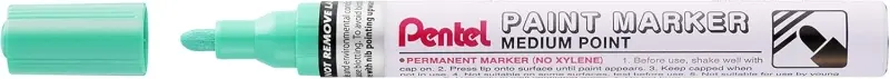 Pentel Paint Marker Marcador de Pintura - Punta Media 4.5mm - Permanente en todas las Superficies - 