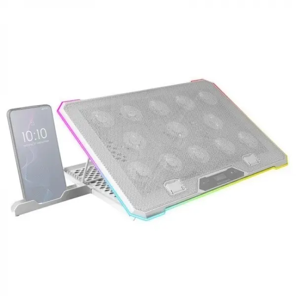 Mars Gaming MNBC13 Base de Refrigeracion Avanzada - 13 Ventiladores Ultrasilenciosos - Iluminacion R