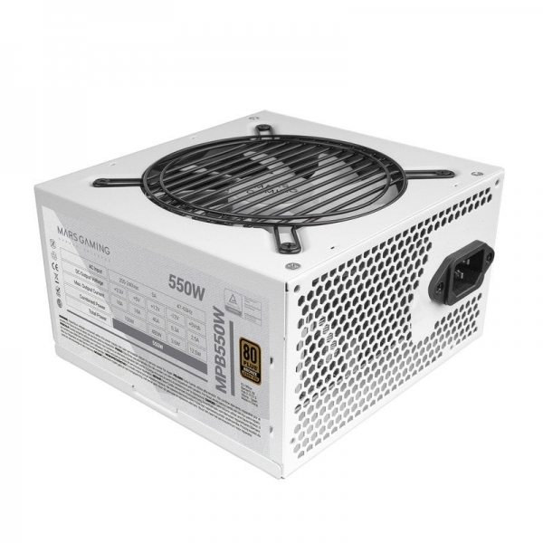 Mars Gaming MPB550 Fuente de Alimentacion - 550W - Eficiencia 90% - Certificado 80PLUS Bronze - Tecn
