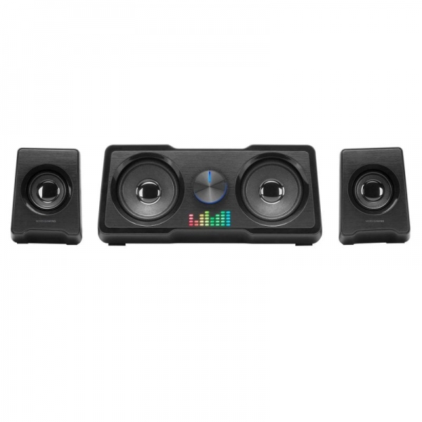 Mars Gaming MSX Sistema de Sonido - 35W Potencia - Sistema 2.2 con 4 Drivers - DSP Avanzado - RGB Fl