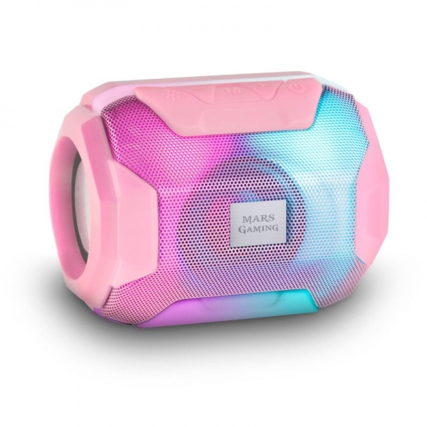 Mars Gaming Altavoz Portatil - Sonido Impactante 10W - Ultra-BASS - Bluetooth 5.0 - 8 Horas de Auton