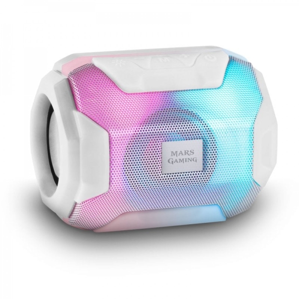 Mars Gaming SoundBlast Altavoz Portatil - Sonido Impactante - Drivers Activos y Pasivos Ultra-BASS -