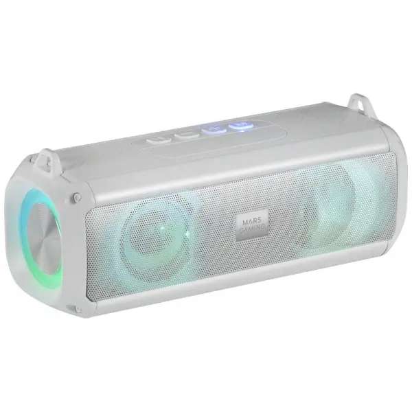 Mars Gaming MSB-XT Altavoz Portatil y Barra de Sonido - 20W - Cuatro Drivers - Iluminacion RGB - Blu