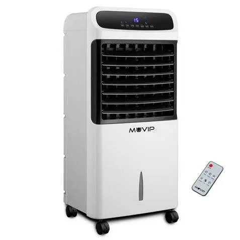 Muvip Climatizador 12 Litros 80W High Power - 3 Velocidades - Pantalla LED - Temporizador - Caudal d