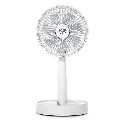 Muvip Ventilador de Sobremesa Portatil Plegable 5W 15cm de Diametro - 4 Velocidades - Angulo Ajustab