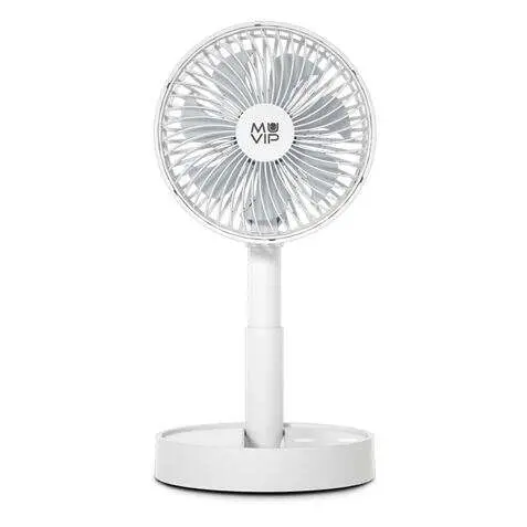 Muvip Ventilador de Sobremesa Portatil Plegable 5W 15cm de Diametro - 4 Velocidades - Angulo Ajustab