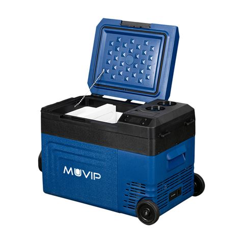 Muvip Nevera Compresor Portatil Blue 22 Litros - Temperatura entre -20�/+20� - 60W - Doble Zona - As