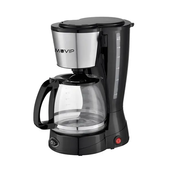 Muvip Cafetera de Goteo - El�ctrica - 800W - Funcion antigoteo - Filtro Permanente Abatible - Indica