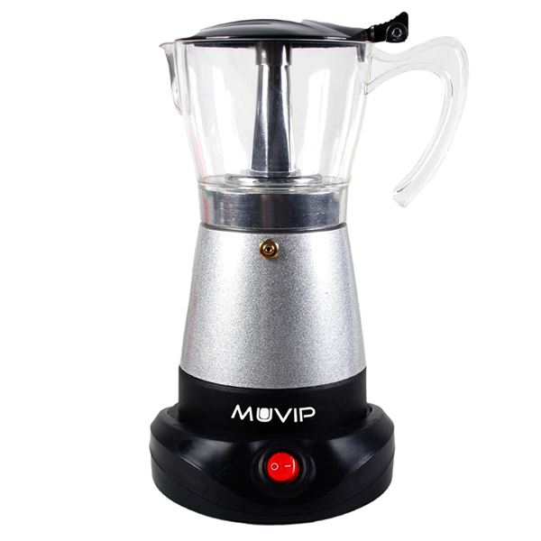 Muvip Cafetera de Goteo - El�ctrica - 480W - Calefactor integrado - Contenedor transparente - Capaci